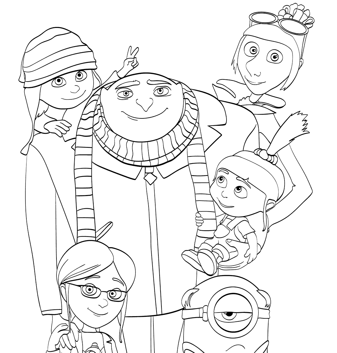 Despicable Me 3 coloring pages to download and print for free