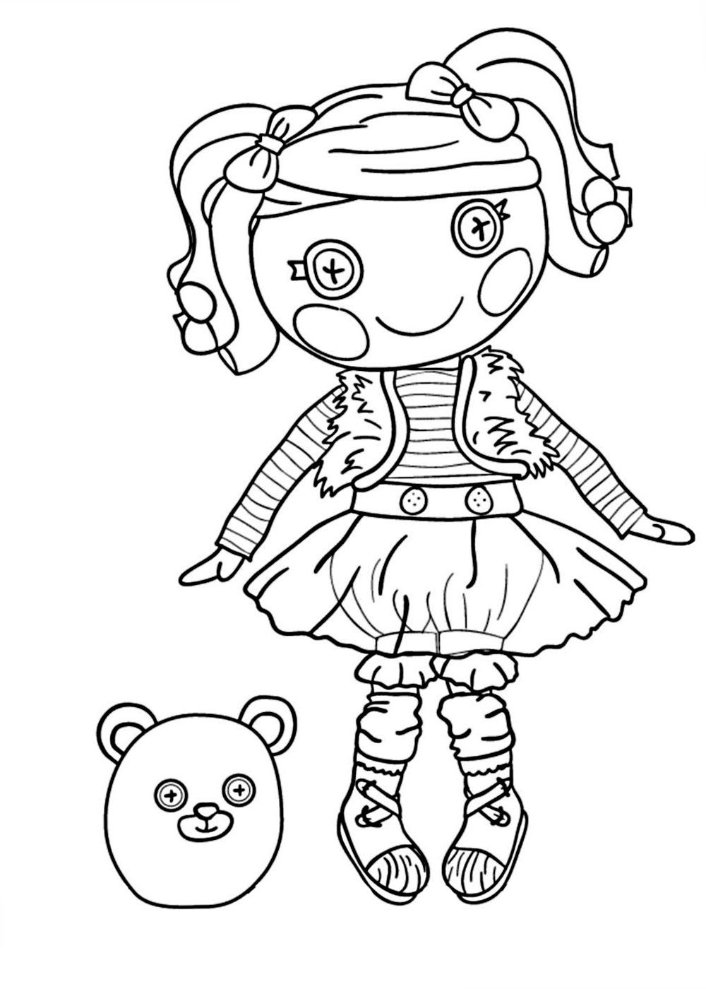 rag dolls printable coloring pages - photo #33