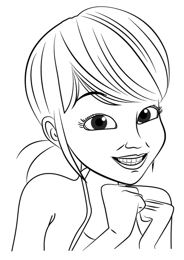 Ladybug And Cat Noir Coloring Pages to download and print for free