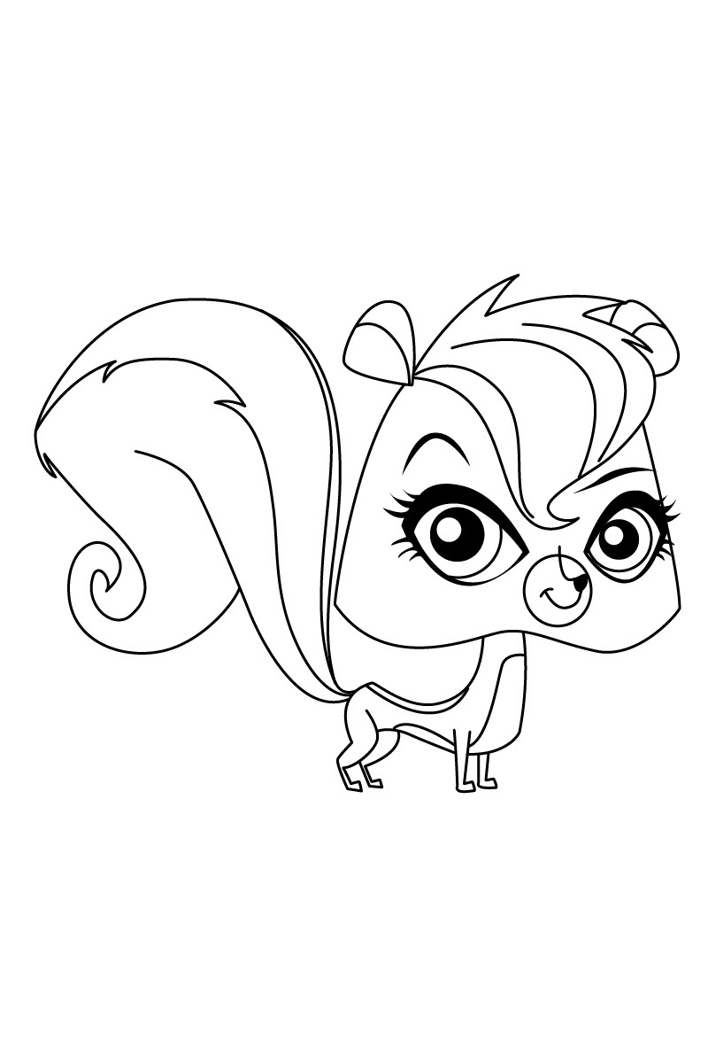 Littlest Pet Shop coloring pages for kids to print for free