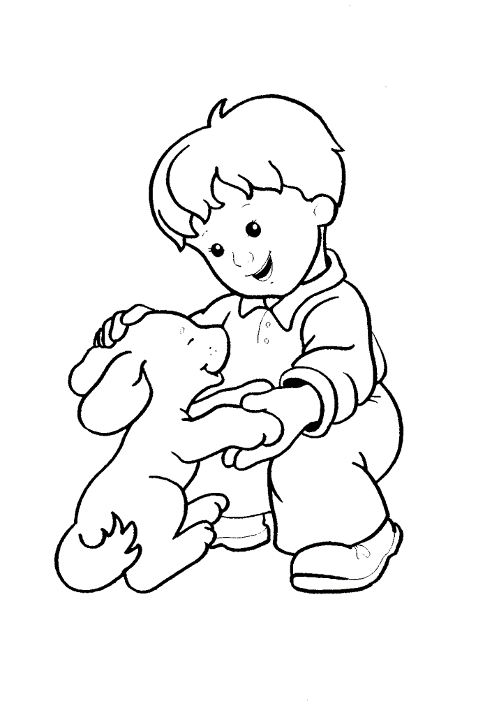 Boy coloring pages to download and print for free
