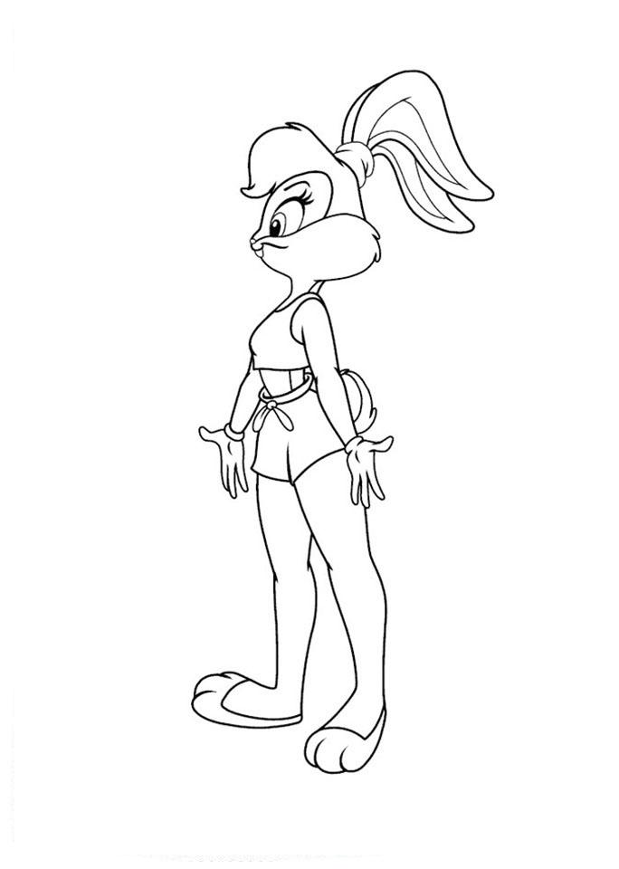57 Unicorn Lola Bunny Coloring Pages with Animal character