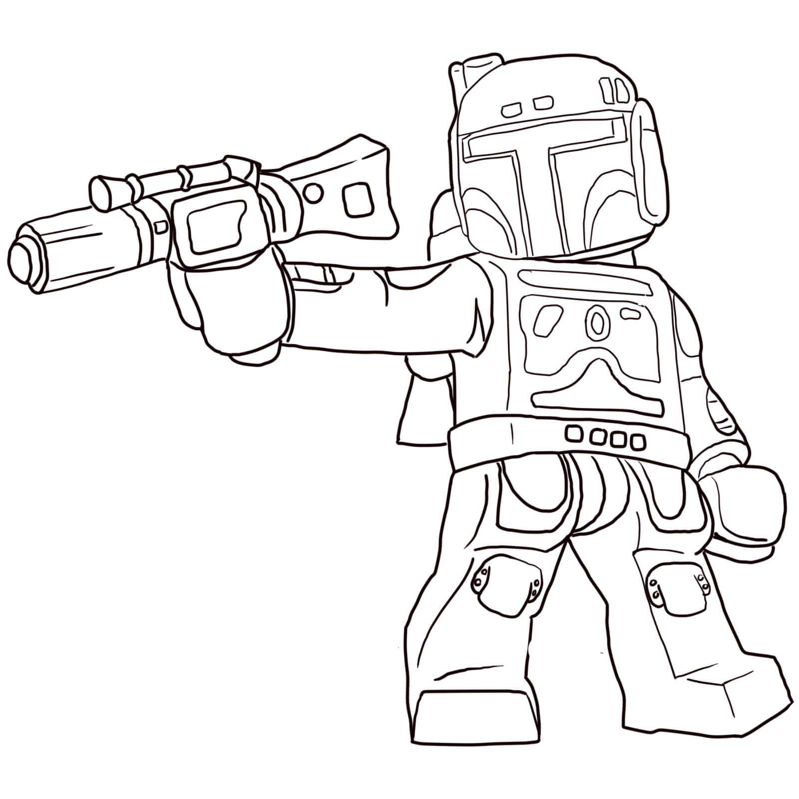 Boba Fett Coloring Pages To Download And Print For Free