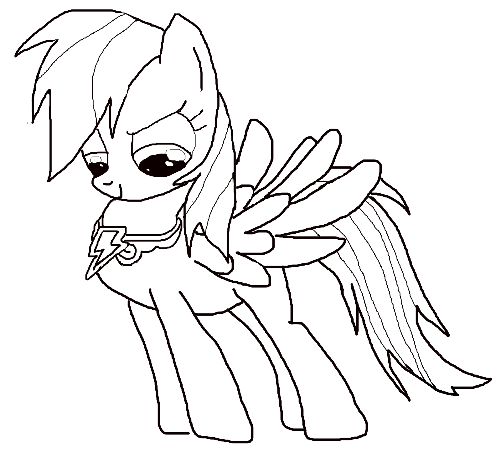 My Little Pony coloring pages for girls print for free or