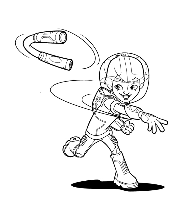Miles from Tomorrowland coloring pages to download and print for free