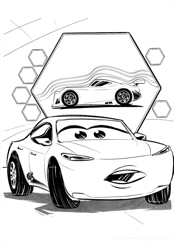 cars 3 coloring pages to download and print for free