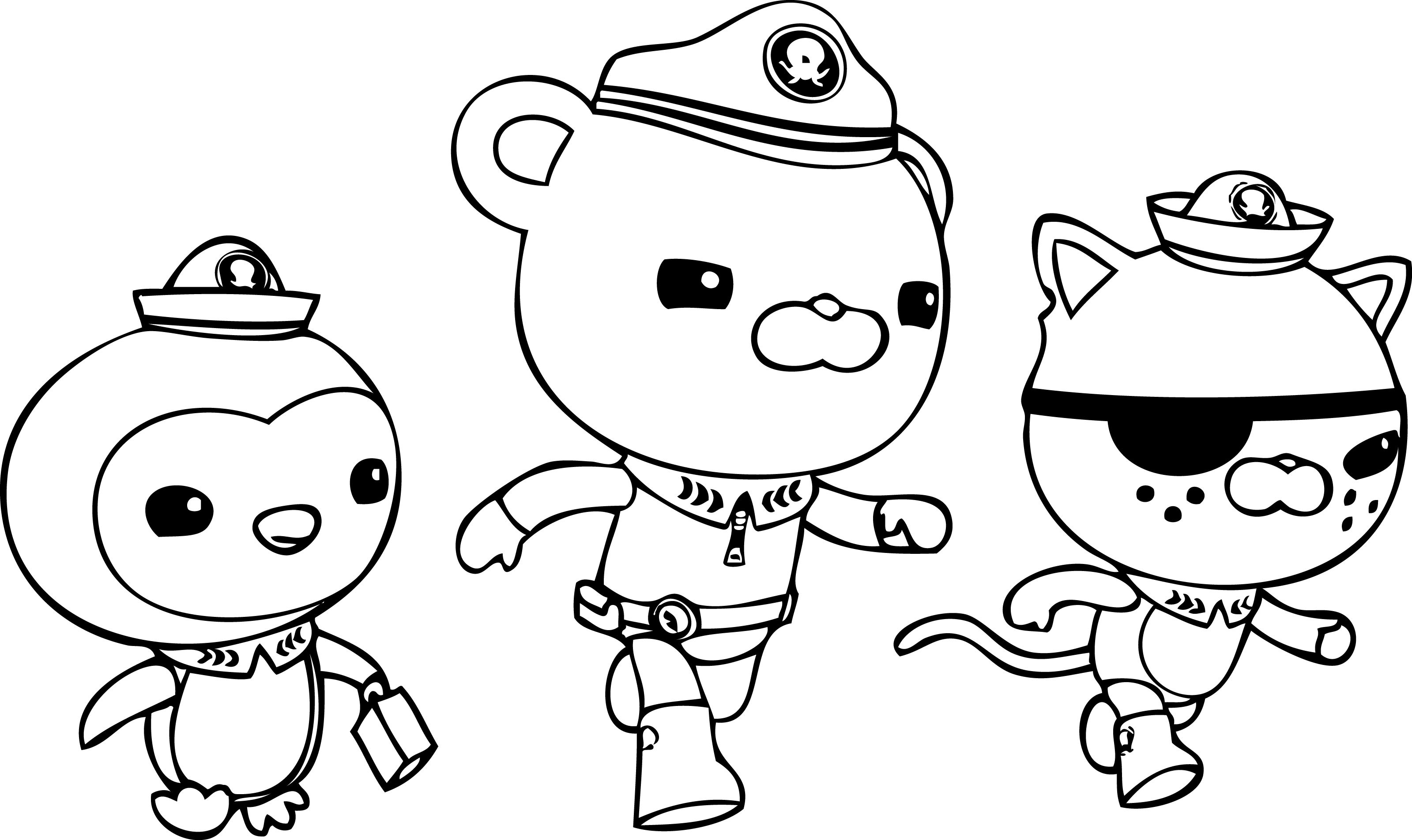 Octonauts coloring pages to download and print for free