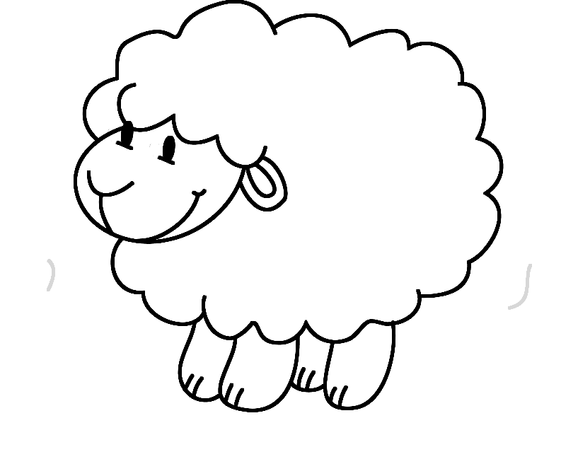 sheep coloring pages to print, year of sheep 2015