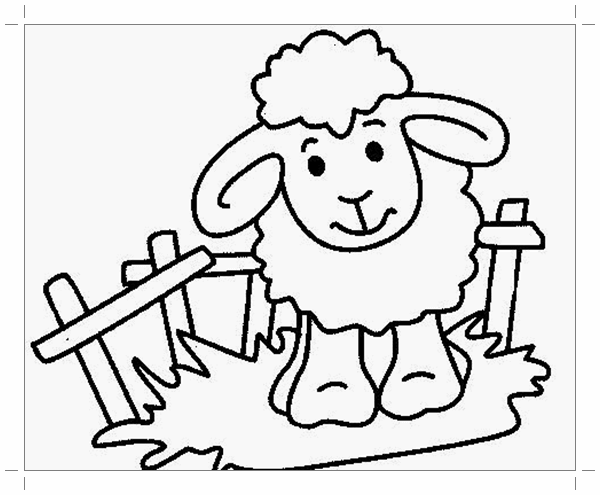 year of the sheep coloring pages - photo #37
