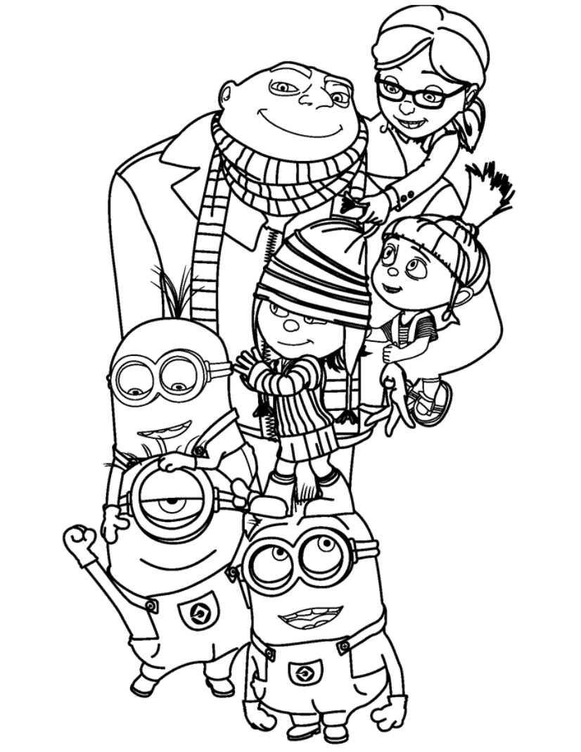 Despicable Me 3 Coloring Pages To Download And Print For Free