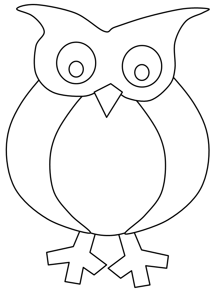 Owls Coloring pages to download and print for free
