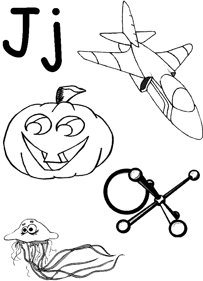 j coloring pages printable - photo #18