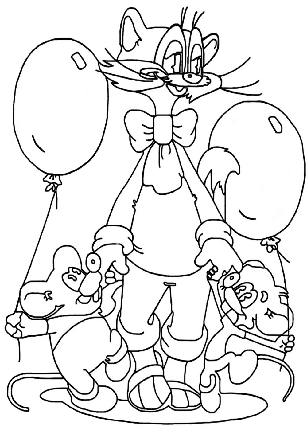 Balloon coloring pages for kids to print for free