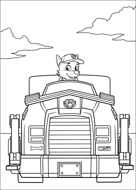 paw patrol chase coloring movie