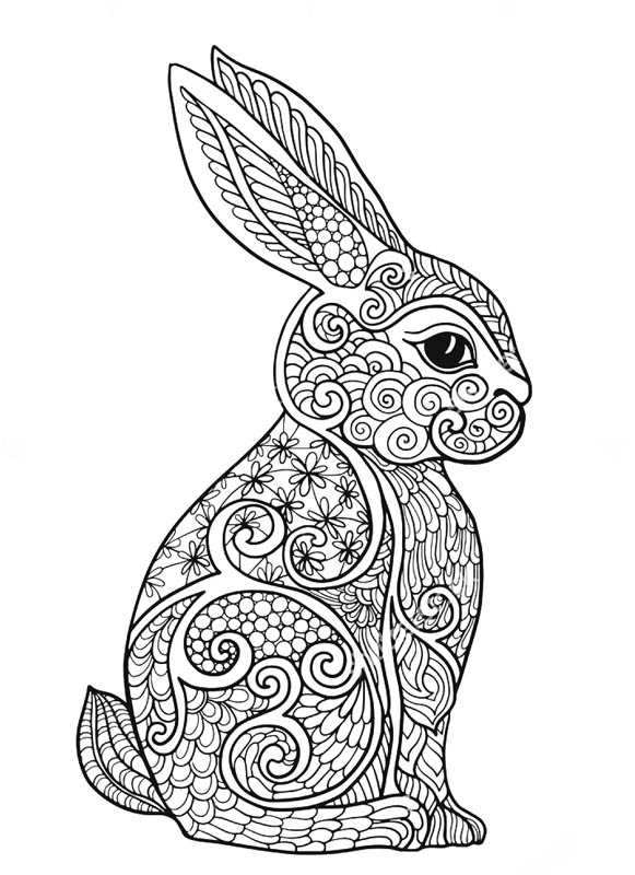 Anti stress coloring pages for girls to download and print