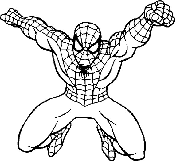 free printable spiderman coloring pages - photo #35