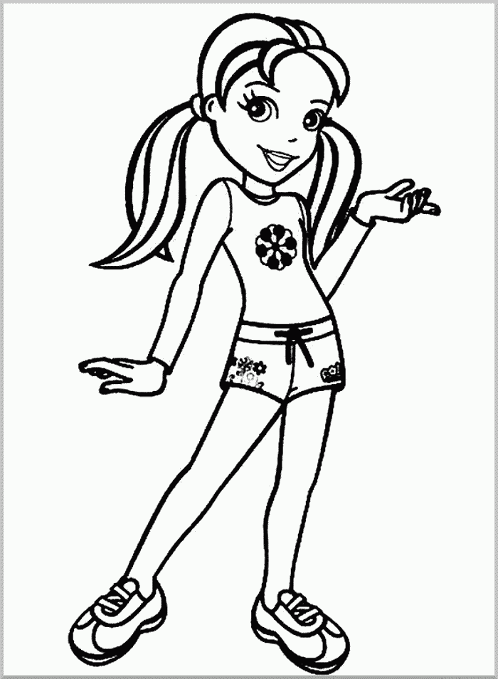 Polly Pocket coloring pages to download and print for free