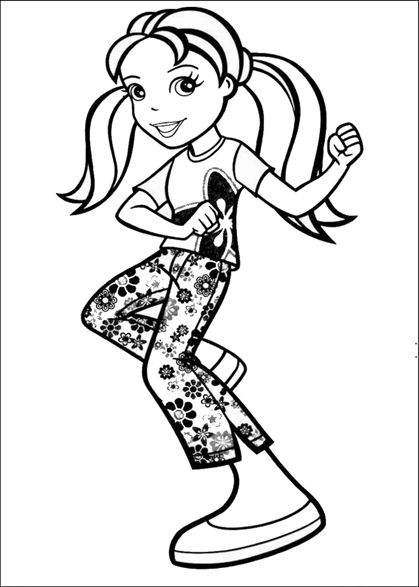 Polly Pocket coloring pages to download and print for free