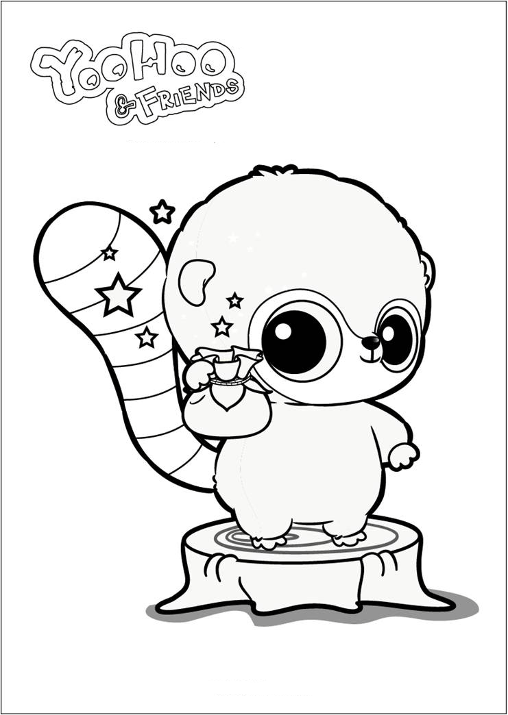 YooHoo Friends coloring pages to download and print for free