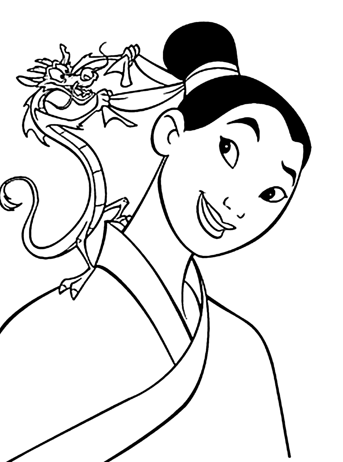 Mulan coloring pages to download and print for free