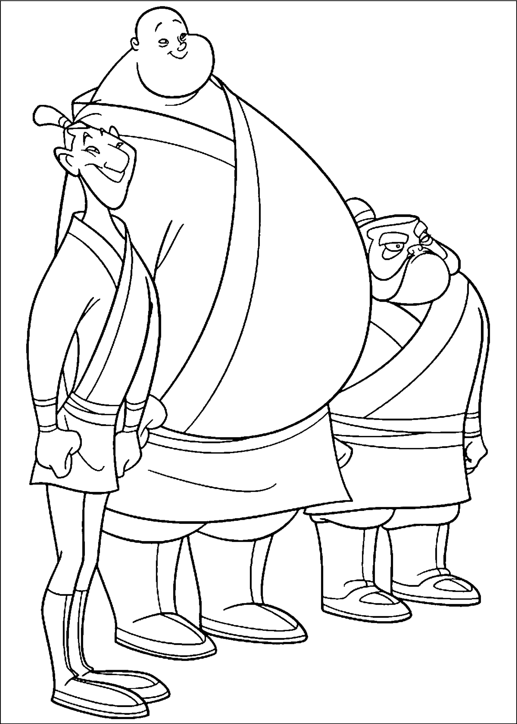 Mulan coloring pages to download and print for free