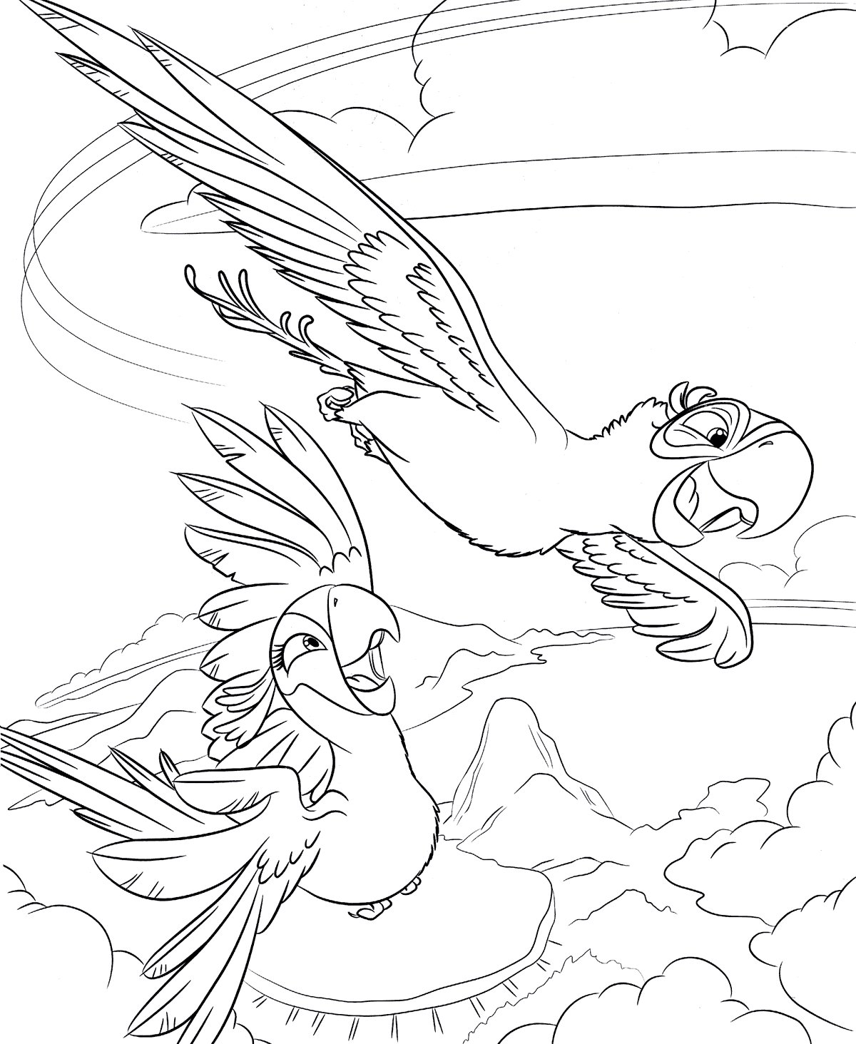 348 Simple Rio 2 Coloring Pages 