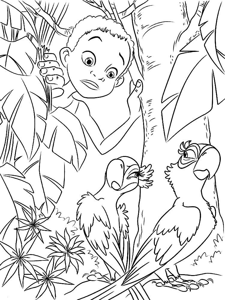 Rio 2 coloring pages to download and print for free