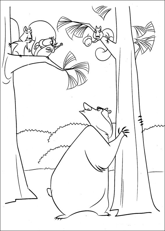 Open Season coloring pages to download and print for free