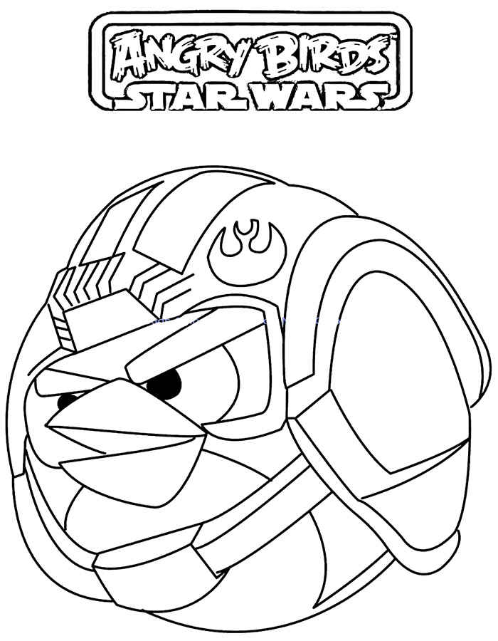 Angry Birds Star Wars coloring pages to download and print ...