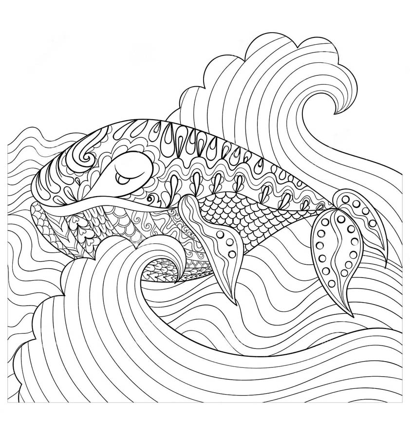 Coloring pages antistress for children to download and