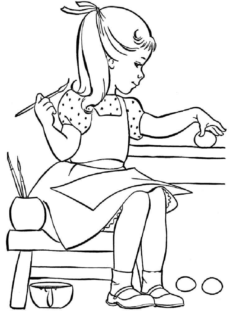 Girl coloring pages to download and print for free