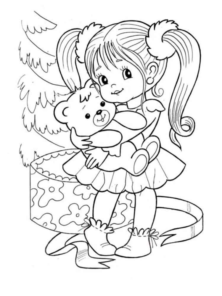Girl coloring pages to download and print for free