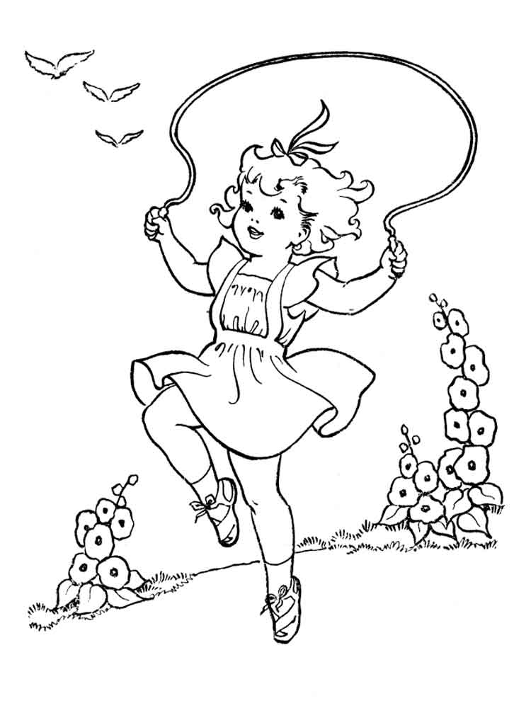 Girl coloring pages to download and print for free