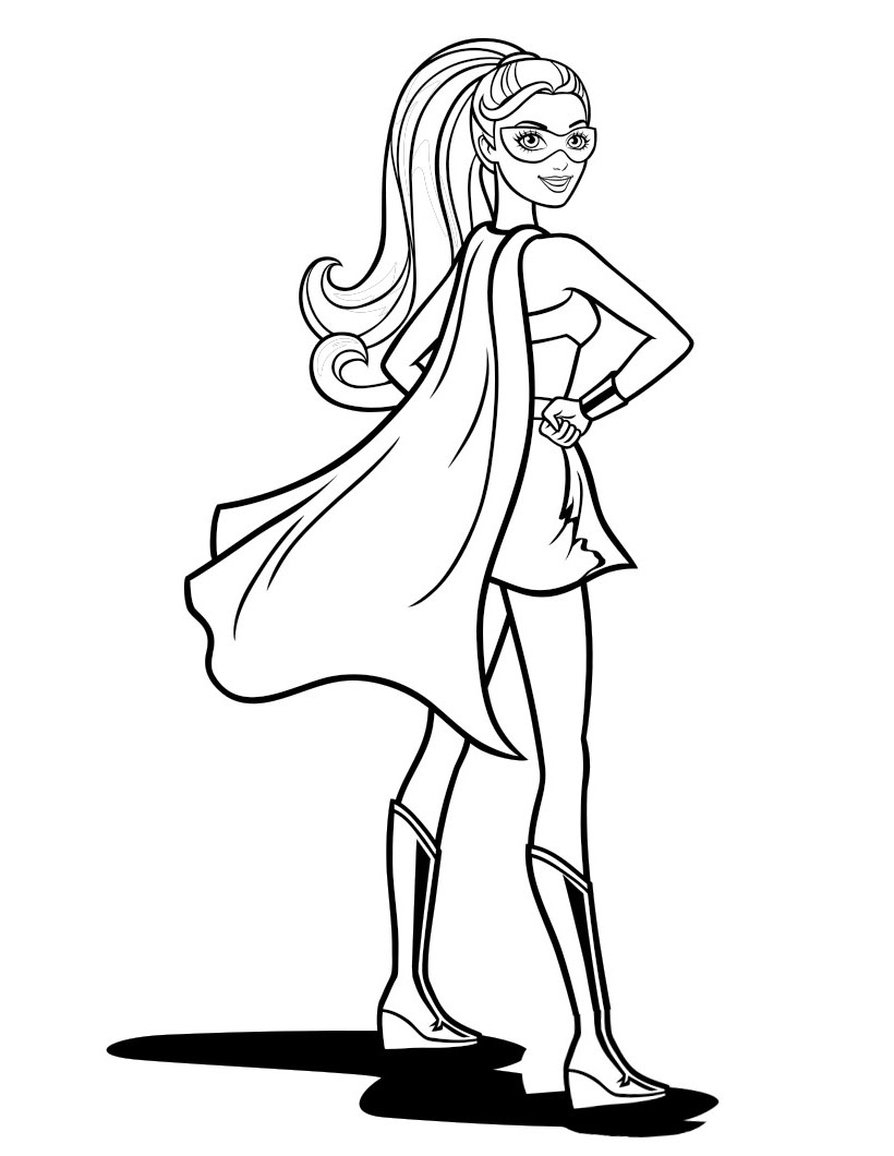 Barbie in Princess Power coloring pages to download and ...