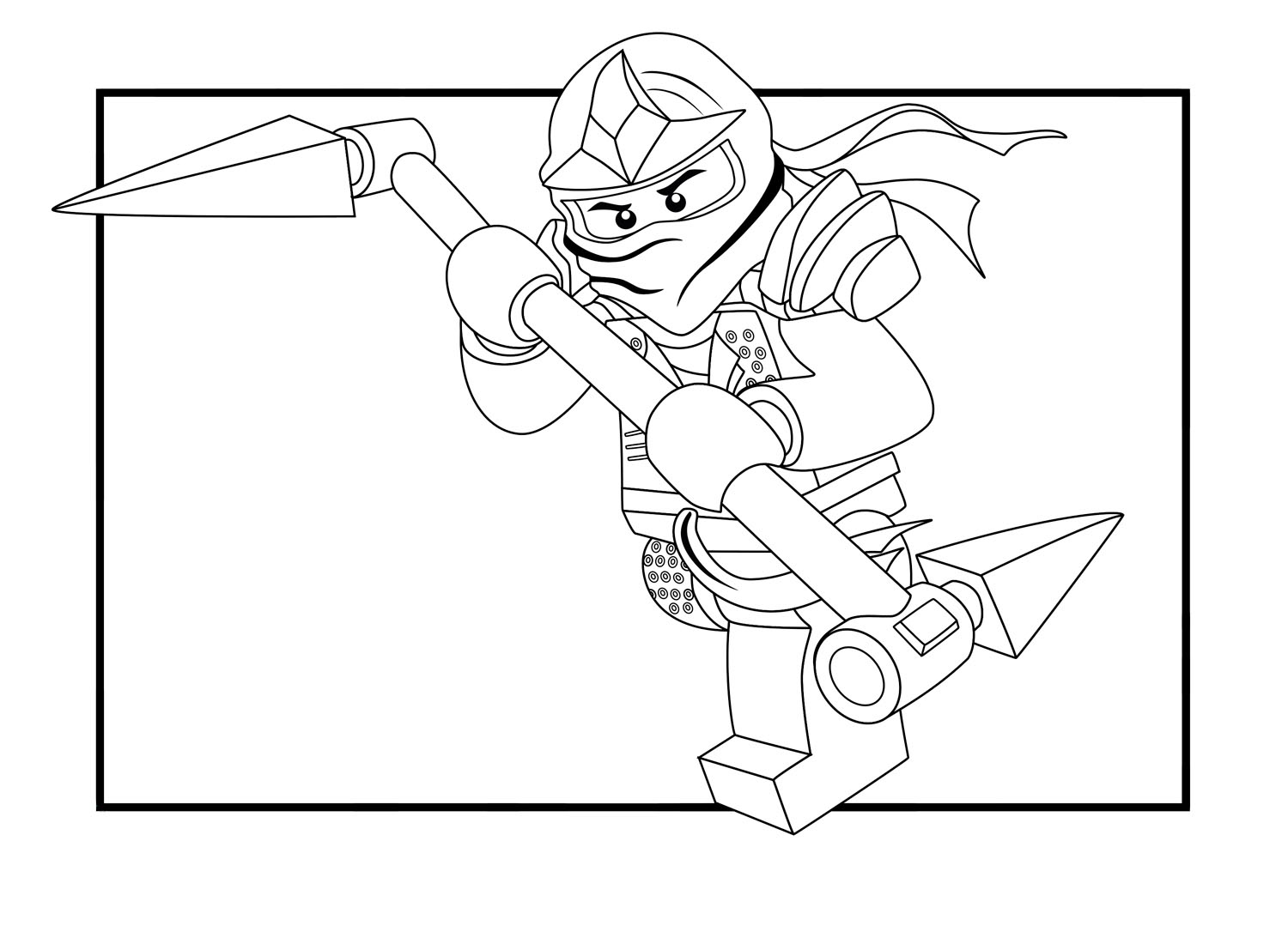 Lego Ninjago coloring pages to download and print for free