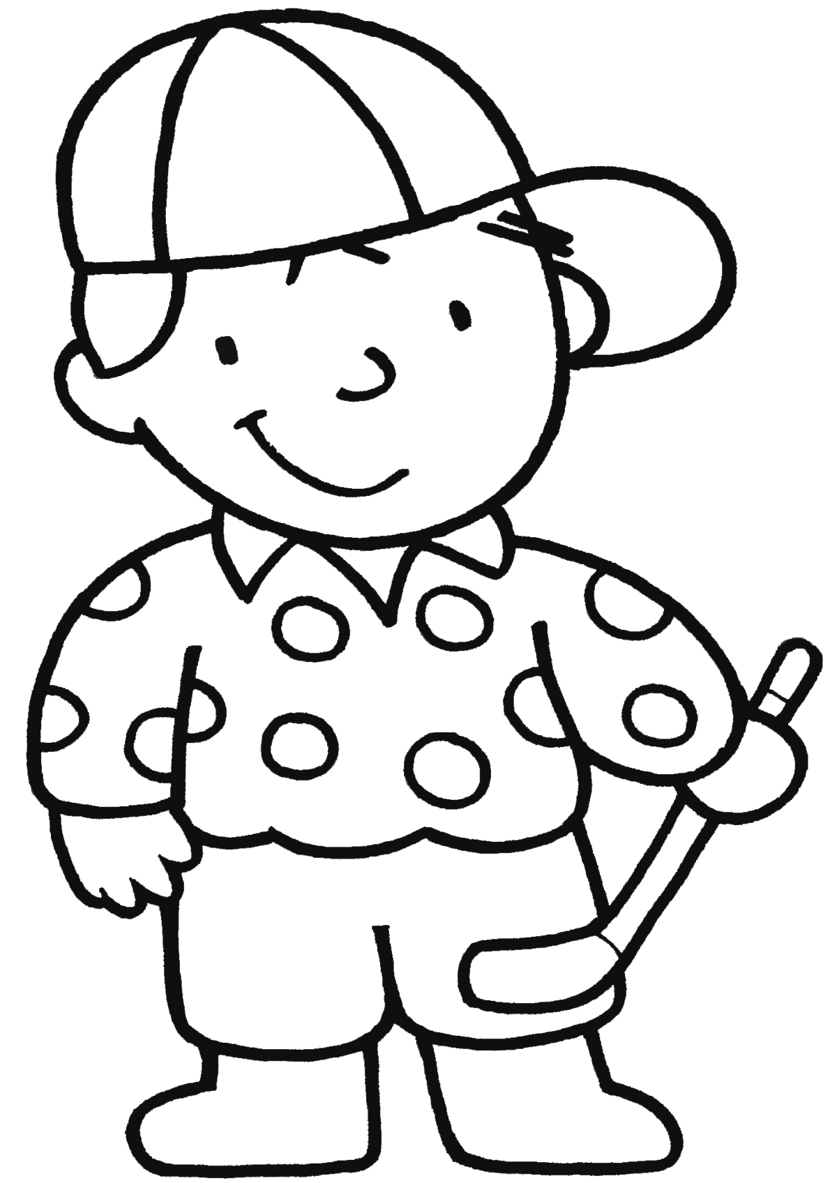 Boy coloring pages to download and print for free
