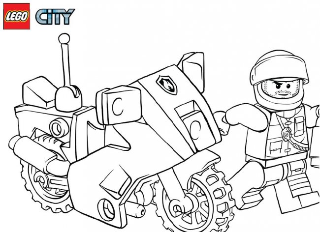 LEGO coloring pages with characters: Chima, Ninjago, City, Star Wars