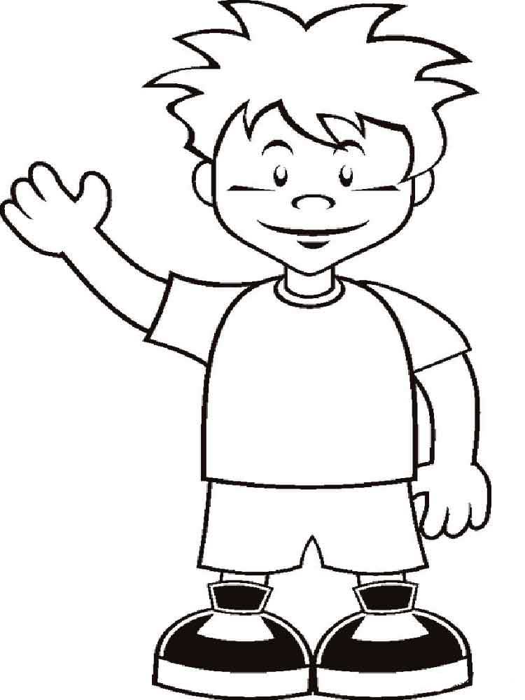 Boy coloring pages to download and print for free