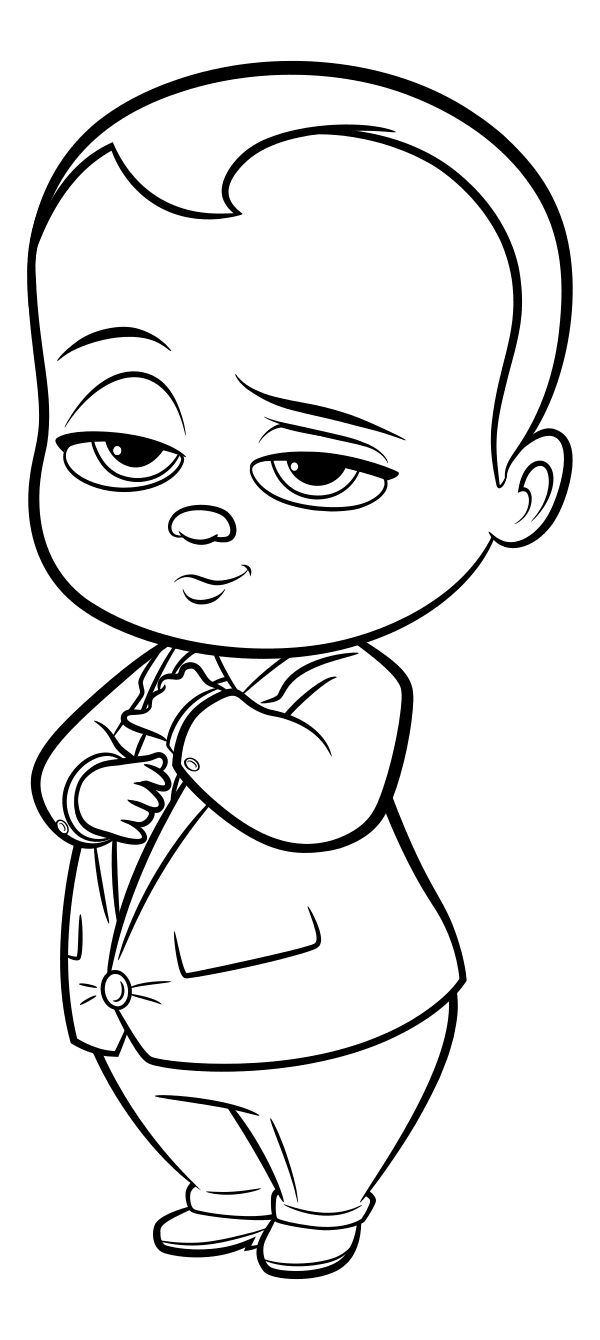 The Boss Baby coloring pages to download and print for free