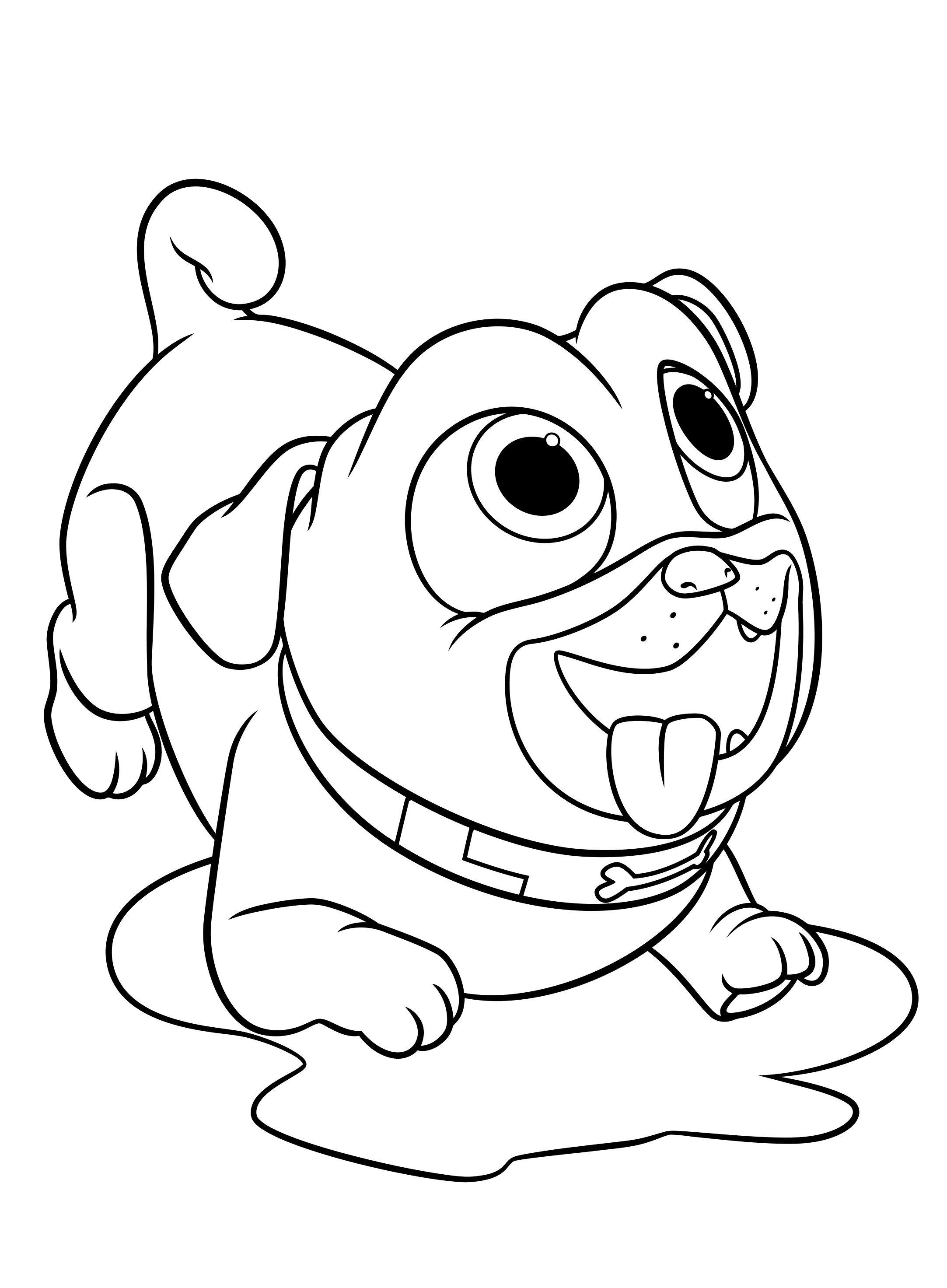 Puppy Printable Coloring Page