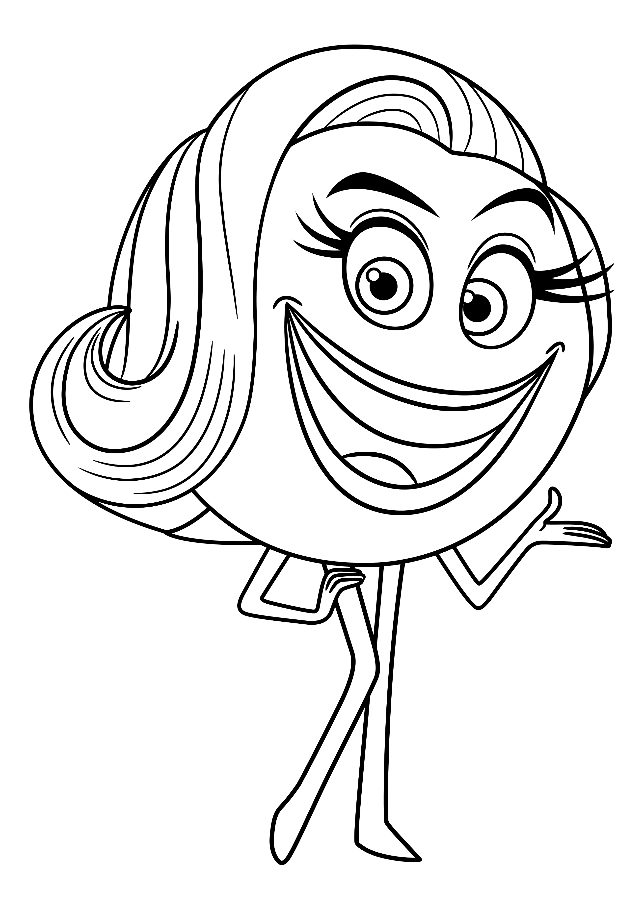 The Emoji Movie coloring page to download and print for free