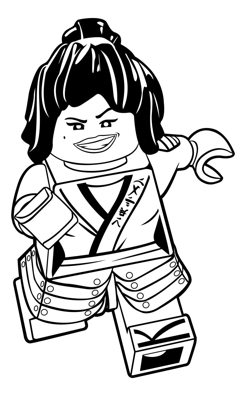 The lego Ninjago movie coloring pages to download and print for free