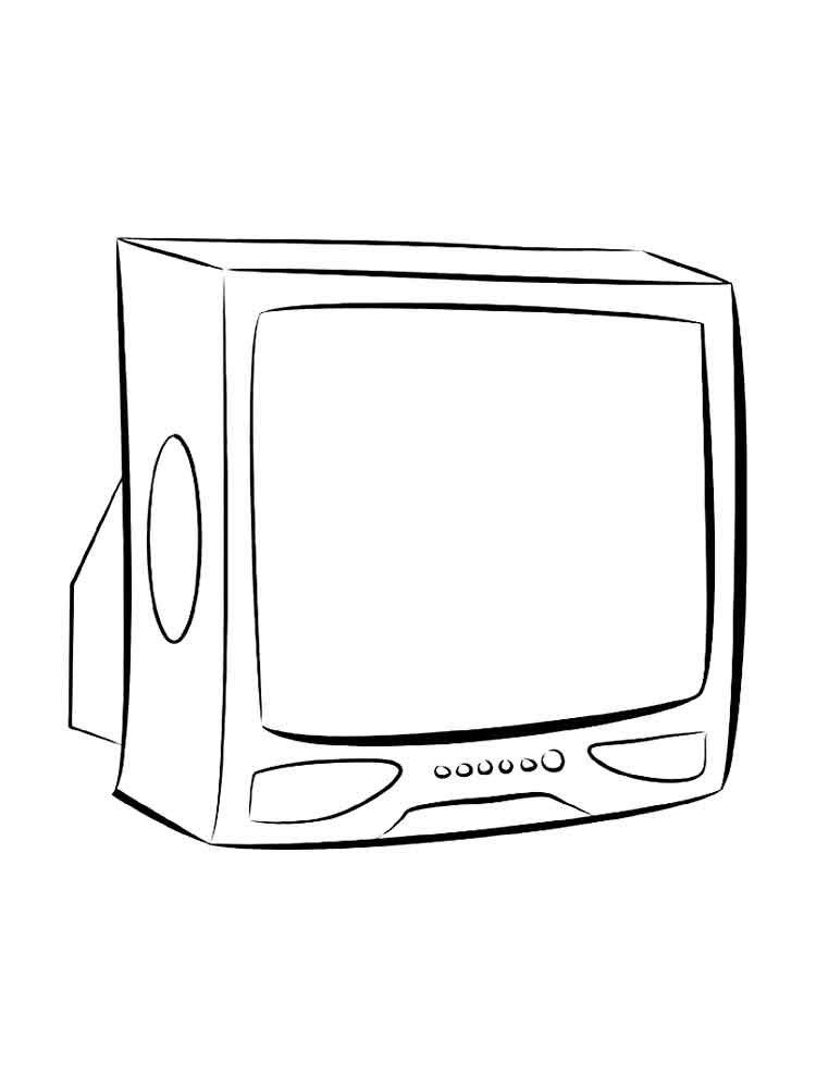 TV coloring pages to download and print for free