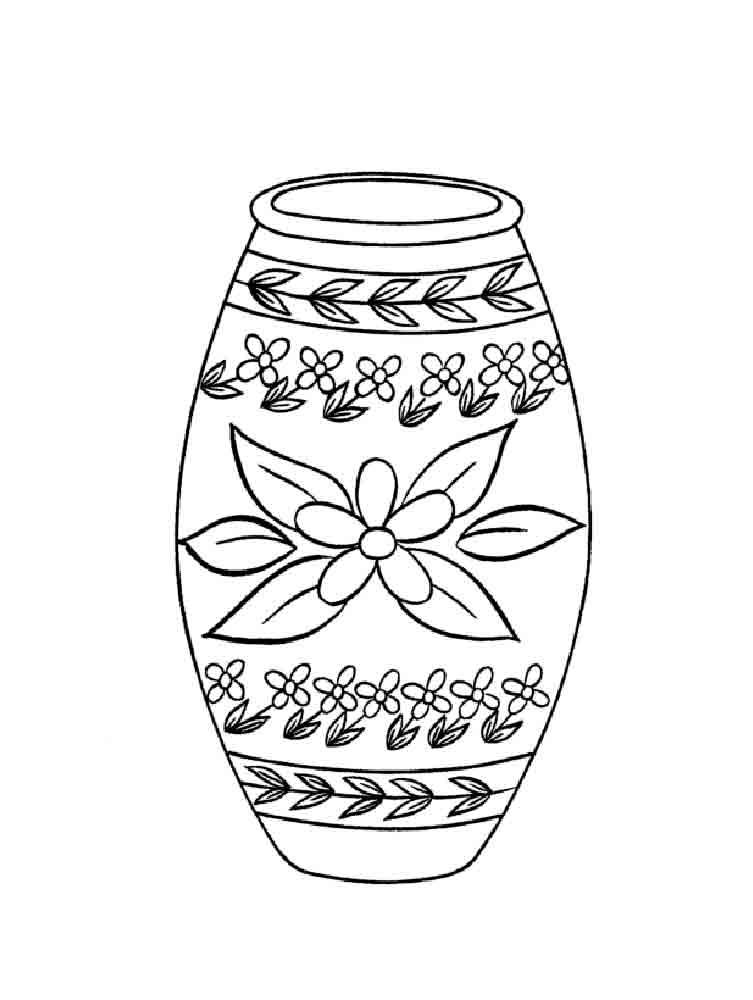 Free Printable Vase Template