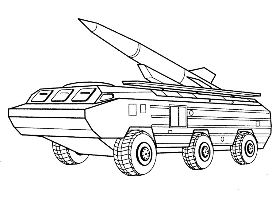 army vehicles coloring pages print - photo #4