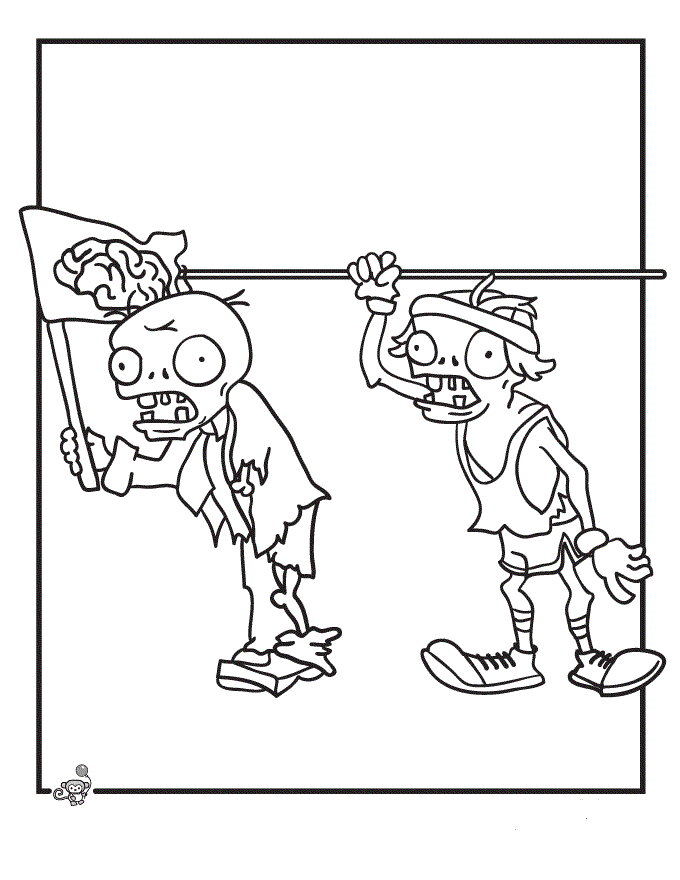 plants vs zombies coloring pages to download and print for ...
