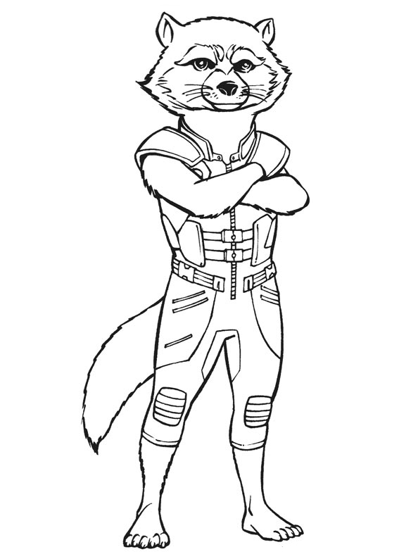 Guardians of the Galaxy coloring pages to download and print for free