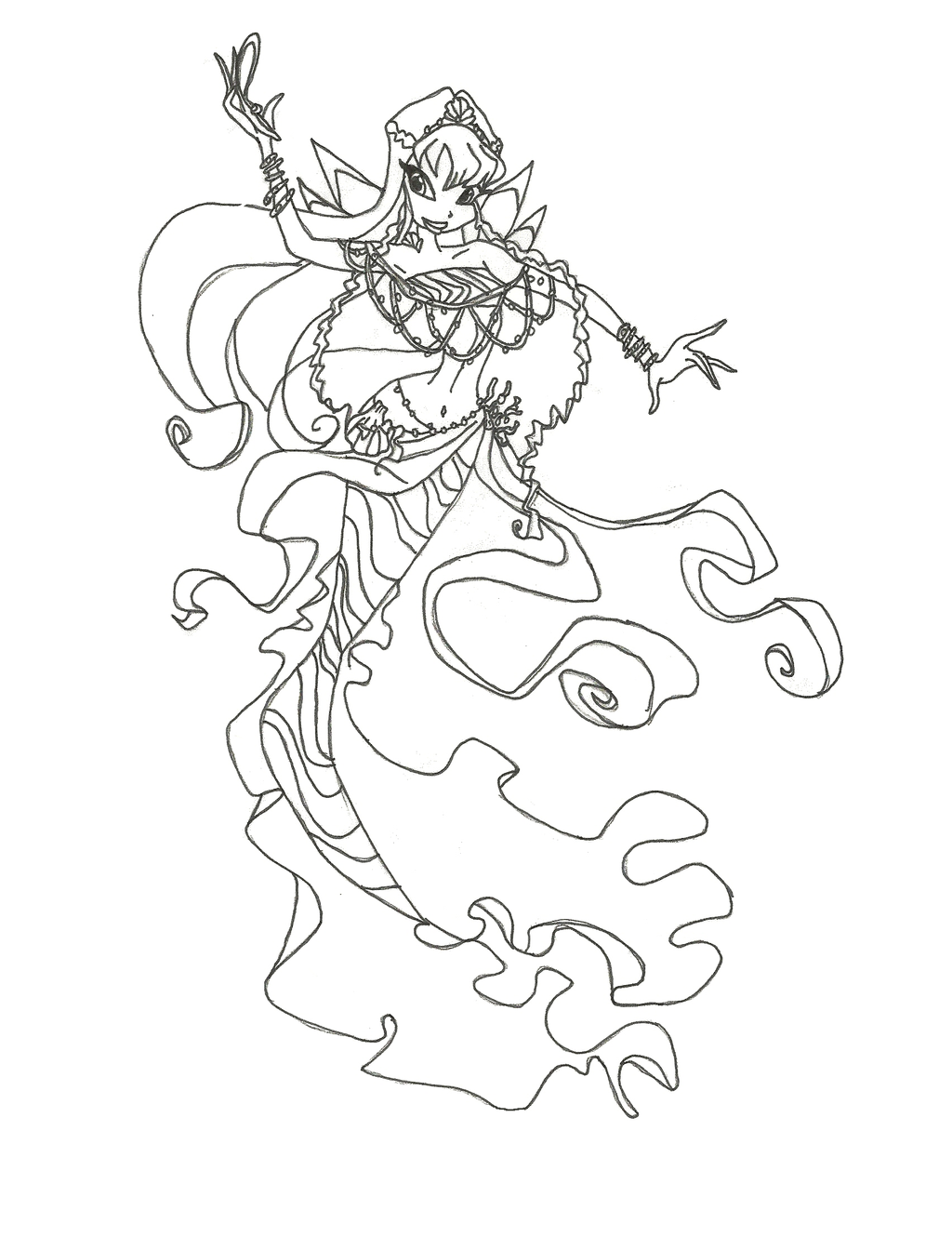 Winx Mermaid coloring pages, to print and download for free