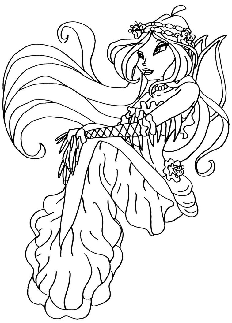 Winx Mermaid coloring pages, to print and download for free