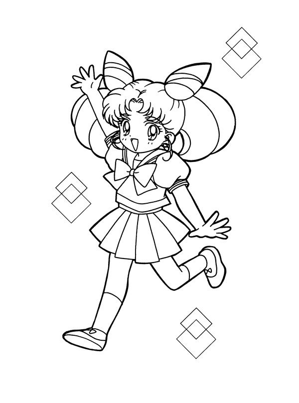 Sailor Moon coloring pages to download and print for free